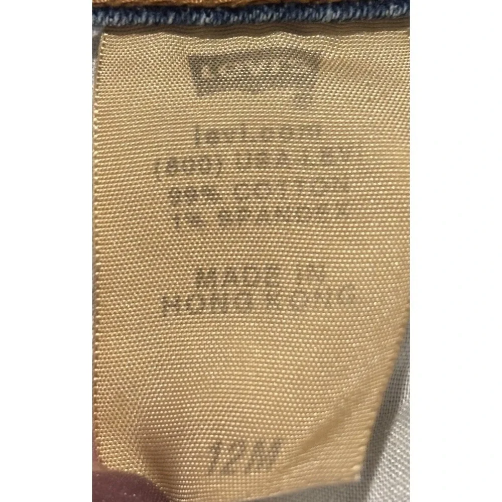 Levis 305 Womens 12M‎ Blue Jeans Classic Straight Leg Jeans Fray Hem Hong Kong